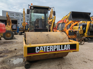 รถบดถนนแคตเตอร์พิลลาร์ แคท 683 ขนาด 20 ตัน มือสอง สภาพดี พร้อมเครื่องยนต์ ปั๊ม และเกียร์ สำหรับงานบดอัดดินและปูถนนในเซี่ยงไฮ้ - Product Image 3