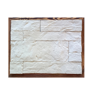 Dark grey tường thiết kế Đá Nhân Tạo làm khô tự nhiên Stack đá Bảng điều chỉnh màu đen đá tường ốp - Product Image 6