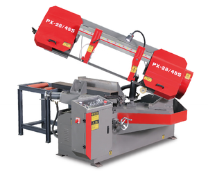 Scie à ruban horizontale automatique Ou Ke GB4250X pour découpe industrielle de métaux 60m/min Moteur 7.5KW PLC Pompe à engrenages Moteur 1 - Product Image 1