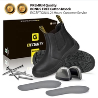 Bottes de sécurité professionnelles S1 antistatiques, souples, imperméables, avec embout en acier et tige en PU, coupe basse, pour travaux de construction – Vente directe usine