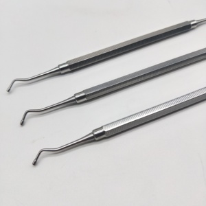 เครื่องมือทันตกรรมพื้นฐานที่ได้รับการรับรองมาตรฐาน <span class=keywords><strong>CE</strong></span>  ที่อุดอัมลาแมก แบบสองหัว ขนาด 16 ซม. 1.5 # -2.5 # - Product Image 6