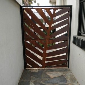<span class=keywords><strong>Portail</strong></span> <span class=keywords><strong>coulissant</strong></span> en acier découpé au laser pour la protection du jardin - Product Image 2