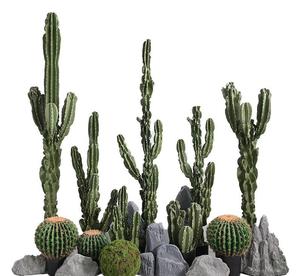 Planta Artificial de Tacto Real, Adornos de Jardinería, Cactus Artificial de Primera Calidad, Casi Natural, para Fuentes de Agua - Product Image 6