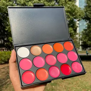 Wholesale High quality 15 colors lipstick palette Customize your brand