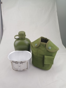 Cantina de agua directa de fábrica de muestra gratis, cantimplora de lata con correa, cantimplora de aluminio para correa de hombro al aire libre - Product Image 6