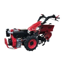 Mini-tracteur agricole à deux roues OEM/PST, modèle 733PS, moteur Loncin 12HP, démarrage électrique, transmission par engrenages 2 roues motrices, certifié CE
