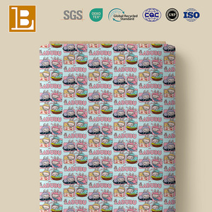 Tela de popelina de algodón peinado transpirable personalizada con estampado Digital de <span class=keywords><strong>La</strong></span> Bubu de dibujos animados bonitos de muestra gratis para camisetas infantiles - Product Image 3