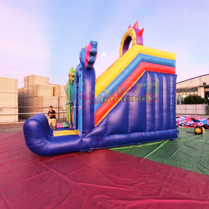 Outdoor large bounce <b>house</b> for kids chateau gonflable <b>inflatable</b> dragon bouncy castle with slide combo - Product Image 4