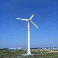 Turbine éolienne horizontale à énergie libre, 8kw, 10kw, 15kw, 20kw, 48V, 96V, adaptée aux réverbères, surveillance du bateau, moulin à vent à 3 pales
