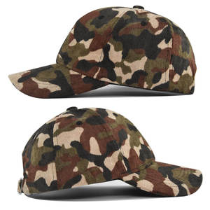Gorras de Béisbol de Pana con Camuflaje de 6 Paneles, Calidad Mayorista, Personalizables, con Visera Precurvada, Modelo JFB2 - Product Image 5