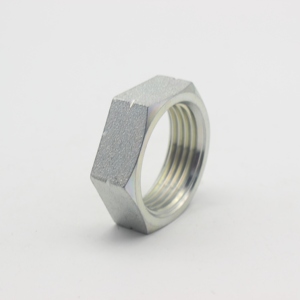 Écrou de blocage BSP <span class=keywords><strong>LN</strong></span> pour raccord hydraulique traversant, adaptateur de raccord hydraulique, pièces hydrauliques BSP 8B, écrou de blocage pour raccord de tuyau traversant - Product Image 1