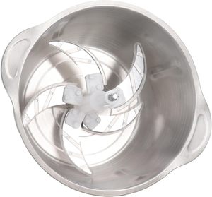 Procesador de Alimentos Multifunción, Picadora de Carne Eléctrica de Acero Inoxidable 2L/3L/5L, Motor de Cobre Puro, Apto para Coche y RV, para Uso Doméstico y Vegetales - Product Image 6