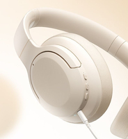 Headphone stereo dapat dilipat 5.3 headset Bluetooth nirkabel Logo kustom populer