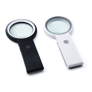 Loupe portative/de bureau avec 18 LED, lumière froide et chaude, 3 modes d'éclairage, loupe illuminée - Product Image 4