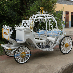 Carruaje de Cenicienta con Diseño de Calabaza, Último Modelo, Elegante, para Bodas, Color Personalizado, Estructura de Acero con Certificación CE, Gran Venta - Product Image 6
