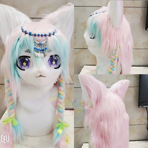 Quảng Châu hưởng thụ CE vai trò chơi nhân vật Anime mặc mũ nón tổng hợp tóc giả - Product Image 1