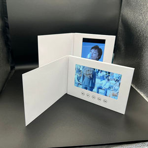 หนังสือวิดีโอโฆษณาธุรกิจ การ์ดอวยพรดิจิทัล โบรชัวร์วิดีโอหน้าจอ LCD ความละเอียดสูงแบบกำหนดเอง การ์ดเชิญงานแต่งงาน - Product Image 2