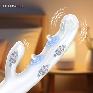 Massageador Vibratório e de Toque 2 em 1 Estimulador de Ponto G e Clitoriano Silicone Flexível com Carregamento Magnético Brinquedos Sexuais - Product Image 4