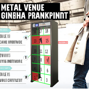 Độ nhạy cao 8 khu gun/bomb detector cổng tò vò dò kim loại cho KTV PG800 - Product Image 4