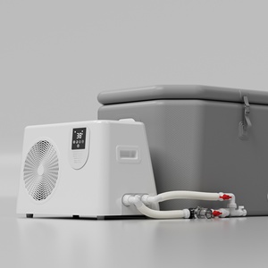 Baignoire à glace inclinée gonflable portable avec refroidisseur d'eau ultra-rapide contrôlé par Wi-Fi, ozonateur, chauffage et refroidissement 1 CV pour bain froid - Product Image 2