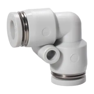 AIRTAC PV4-6-8-10-12 Factory Supply Push to Elbow Series White Plastic Pneumatic Fitting Quick Connect Fitting