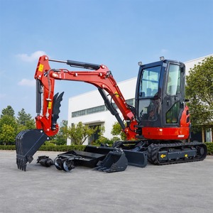 Mini Excavadoras con Motor KUBOTA de 2.5 Toneladas, Mini Excavadora Nueva para Uso Agrícola con Certificación EPA, Excavadora de Orugas de 3 y 2 Toneladas, Precios de Máquinas, ENVÍO GRATUITO - Product Image 1