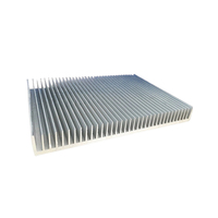 Radiateur en aluminium à dents fines, dissipateur thermique en profilé d'aluminium usiné CNC