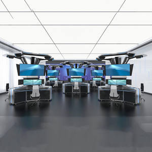 Desain baru meja ruang kontrol untuk perintah pusat keamanan kontrol meja gaya meja konsol dengan sertifikat CE - Product Image 4