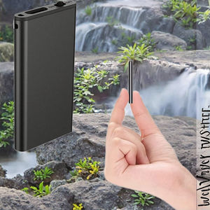 Enregistreur audio numérique miniature Qzt, enregistreur téléphonique sans fil avec batterie, format WAV et MP3 pour l'enregistrement vocal - Product Image 3