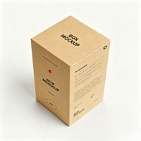 Boîte en kraft mat avec logo personnalisé pour les marques de beauté, les boutiques et les emballages de soins de la peau haut de gamme