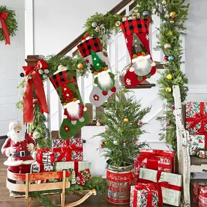 3d Dwergen Opknoping Familie Vakantie Kerstfeest Decoraties Kerstsokken