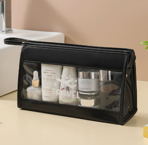 Organizador de Viaje Personalizado para Cuidado de la Piel y Belleza, Bolsa de Maquillaje Transparente con Cierre de PVC, Estuche Cosmético Transparente - Product Image 2