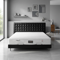 Matelas queen‑size durable mousse latex haute densité, imperméable, facile à nettoyer pour dormeurs sur le côté