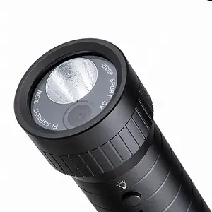 Waterproof IP66 Loop Recording 2200mAh Rechargeable Battery LED Torch Light DVR Camera