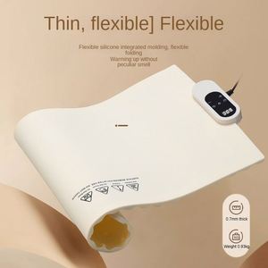 Ast Heating Foldable Silicone Electric Mat Custom Logo Kitchen Food Warming Warmer with Adjustable Temperature Plastic Material - Product Image 4