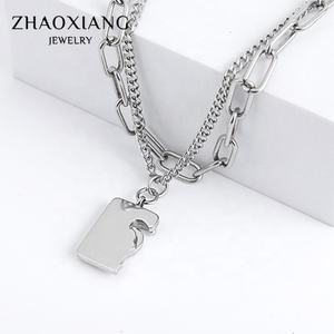 สร้อยคอคิวบันลิงค์เชนสำหรับผู้ชายและผู้หญิง เครื่องประดับสแตนเลส สร้อยสแตนเลสสำหรับทำเครื่องประดับ - Product Image 5