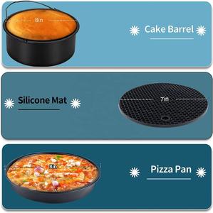 COSORI – accessoires de <span class=keywords><strong>friteuse</strong></span> à <span class=keywords><strong>Air</strong></span> Ninja <span class=keywords><strong>Gourmia</strong></span> Dash, 12 pièces, accessoires de <span class=keywords><strong>friteuse</strong></span> à <span class=keywords><strong>Air</strong></span> avec four, poêle à gâteau, poêle à Pizza, doublure de <span class=keywords><strong>friteuse</strong></span> à <span class=keywords><strong>Air</strong></span> - Product Image 2