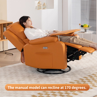 Moderne Luxus Liege Funktionale Sofa Anzug Möbel Wohnzimmer Handbuch Einziehbare Leders ofa Liege