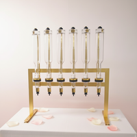 Ensemble de distributeurs de parfum de luxe à 6 bouteilles, présentoir de parfum pour la décoration de magasin
