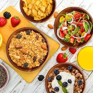 Деревянная салатница из акации 7 дюймов (2026) – миска для салата, супа, лапши - Product Image 4