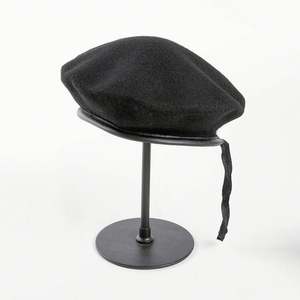 Bérets personnalisés avec broderie, couleur unie, polyester, bérets décontractés pour enfants, plage, voyage, pour hommes et femmes - Product Image 4