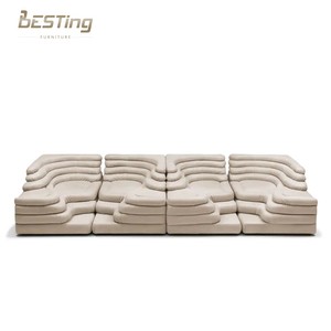 Italiano moderno nuovo design di lusso casa/hotel/appartamento soggiorno mobili modulo combinazione divano in pelle <span class=keywords><strong>terrazza</strong></span> - Product Image 3