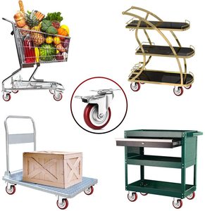 <span class=keywords><strong>3</strong></span> Zoll/4 Zoll/5 Zoll Hochleistungs-Lenk rolle mit Dreh-und Richtungs sperre - Product Image 3