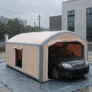 Cubierta Inflable Anti-Granizo para Auto, Carpa Protectora Impermeable de Alta Resistencia, Protección UV y Contra Nieve, Garaje Inflable Portátil para Vehículo - Product Image 3