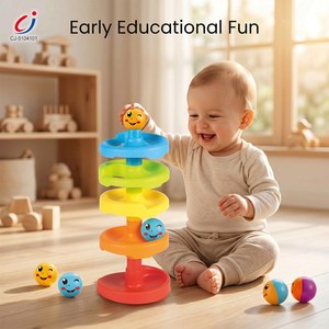 Juguetes Educativos Chengji para Niños, Torre <span class=keywords><strong>de</strong></span> Bolas <span class=keywords><strong>de</strong></span> <span class=keywords><strong>Arco</strong></span>íris <span class=keywords><strong>de</strong></span> 5 Niveles, <span class=keywords><strong>de</strong></span> Plástico, para Desarrollo <span class=keywords><strong>de</strong></span> Habilidades Manuales, Colorida, para Ensamblar - Product Image 2