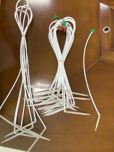 Tuteur de Serre de Jardin Fléché avec Nouveau Tuyau en PE Blanc pour Tomates Myrtilles et Plantes en Pot - Product Image 5