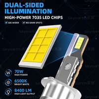 Faros LED L1 H1 para Camión, 35W, Ahorro de Energía, Haz de Luz Enfocado, 30000H de Vida Útil, Plug and Play, Stock de Fábrica, Exportación