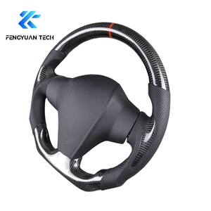 Volant de voiture en fibre de carbone forgé sur mesure avec LED pour Toyota <span class=keywords><strong>GR</strong></span> <span class=keywords><strong>Yaris</strong></span> Vios Mk3 2002 2004 2005 2006 2007 2008 2009 2010 2011 - Product Image 6