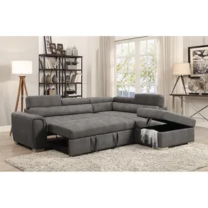 China supplier convertible 2 seater suede sofa bed sale