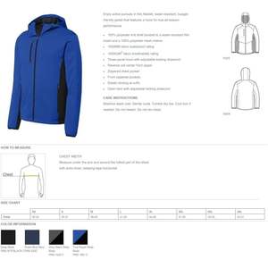 ENCRE POINT Conception personnalisée Hommes J719 Soft Shell Longues Vestes À Capuche Veste D'extérieur avec Votre Propre Logo/Textes - Product Image 1